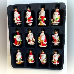 Macy’s glass Christmas ornaments!